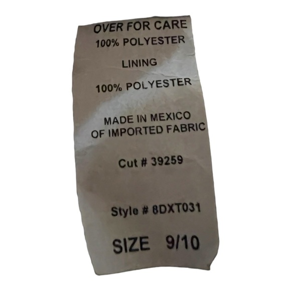 NWT B Darlin Floral Babydoll Dress Short Puff Sleeve 9/10 - Picture 9 of 12